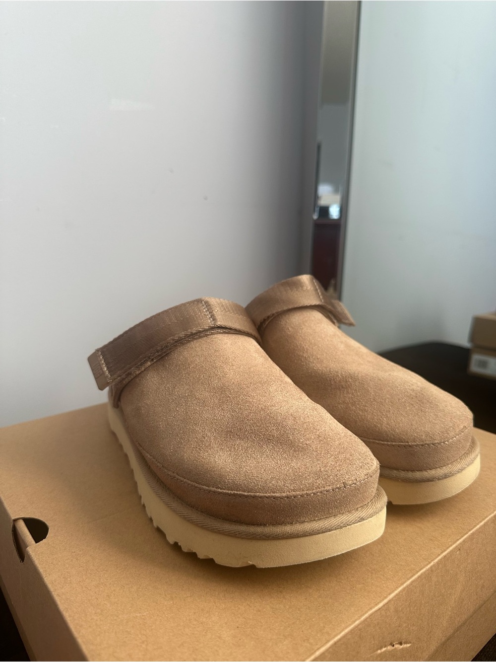 UGG Women's Goldenstar Clogs in Sand - Picture 2 of 5